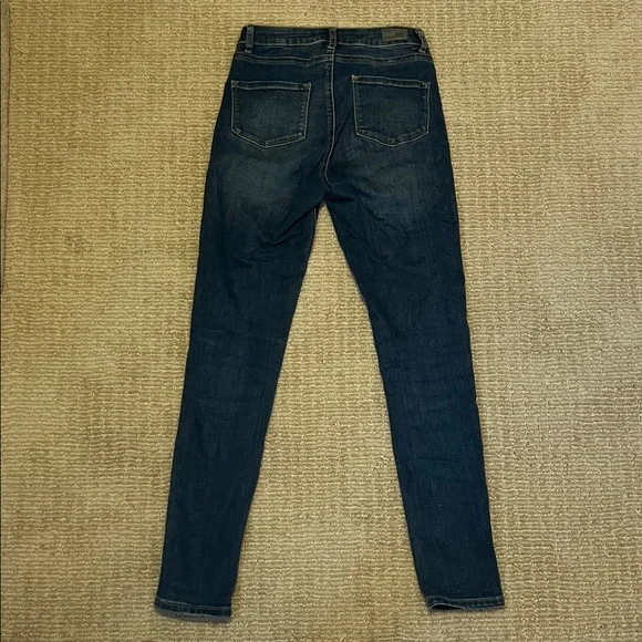 RSQ Dark Blue High Rise Skinny Jeans - Picture 3 of 3